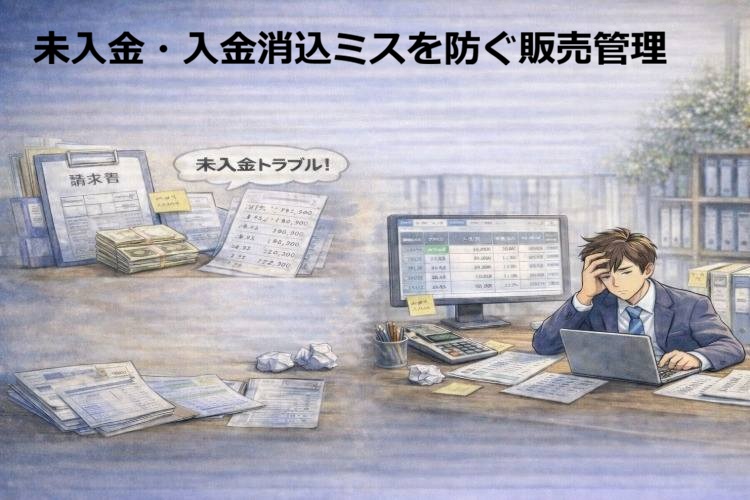 販売管理と債権管理の分断